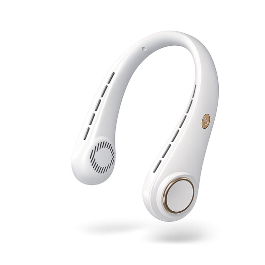 Ventilator de Gât Fără Palete — Portabil, Reîncărcabil USB, Silențios